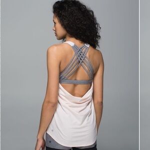 Light Pink Strappy Back Women’s Tank Top